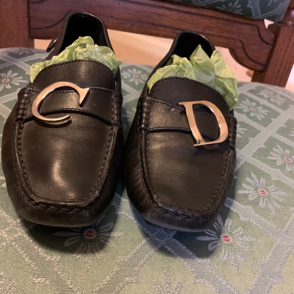 Christian Dior CD Hardware Leather Loafers - Picture 6 of 6
